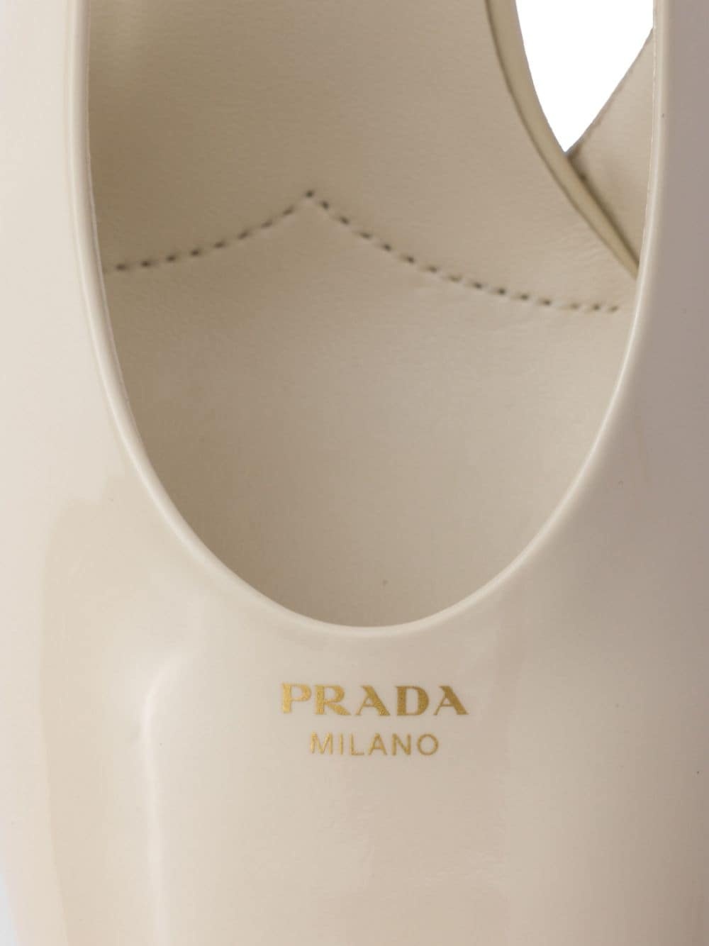 85mm leather slingback pumps - 5