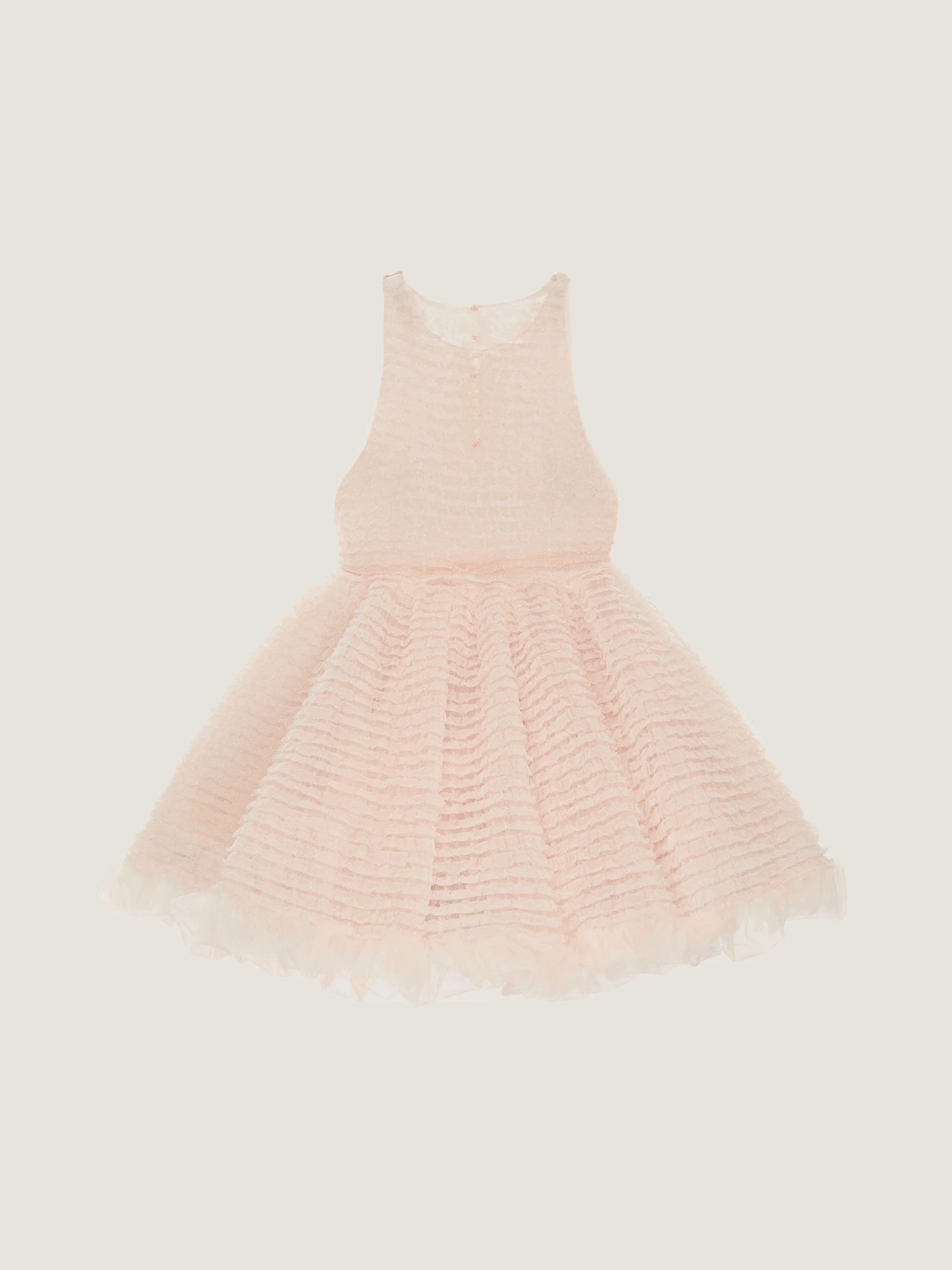 MINI BABYDOLL DRESS WITH NYLON FRILLS - 1