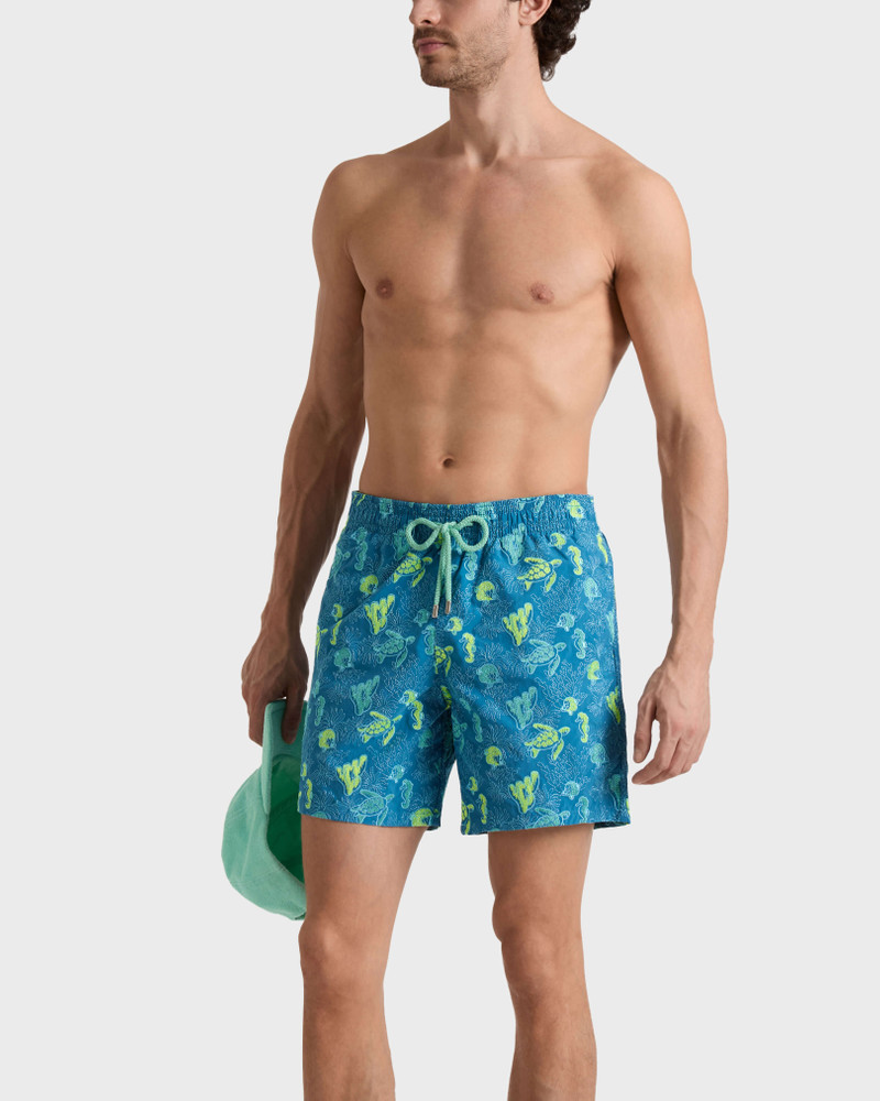 Vilebrequin MEN EMBROIDERED SWIM TRUNKS AQUATIC LIFE - LIMITED EDITION outlook