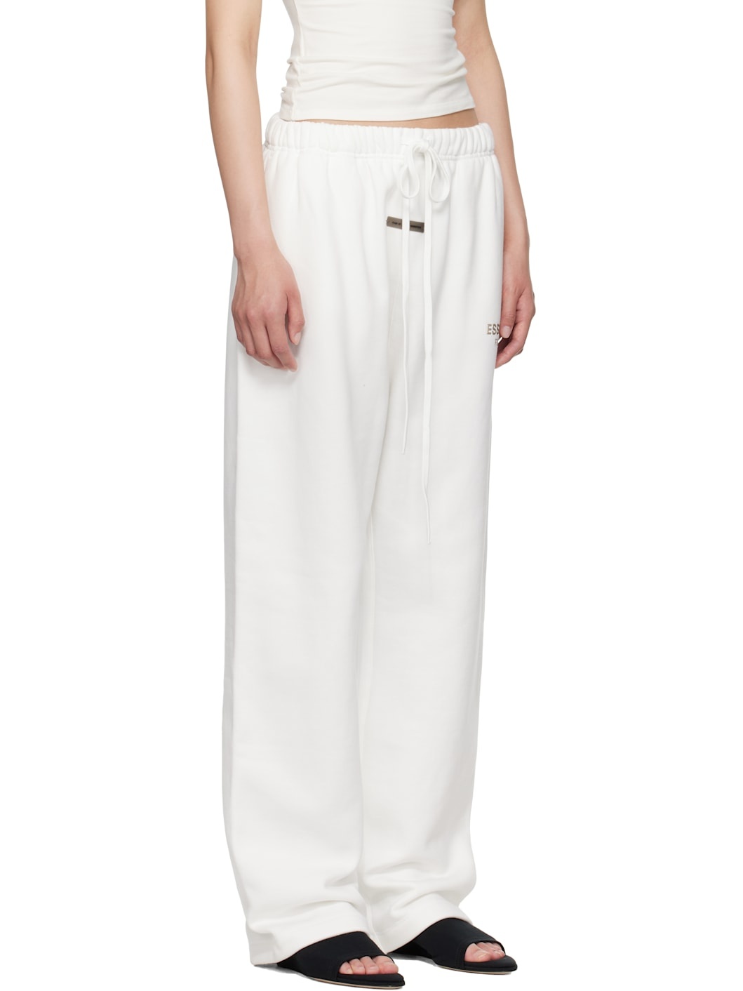 White Relaxed Sweatpants - 2