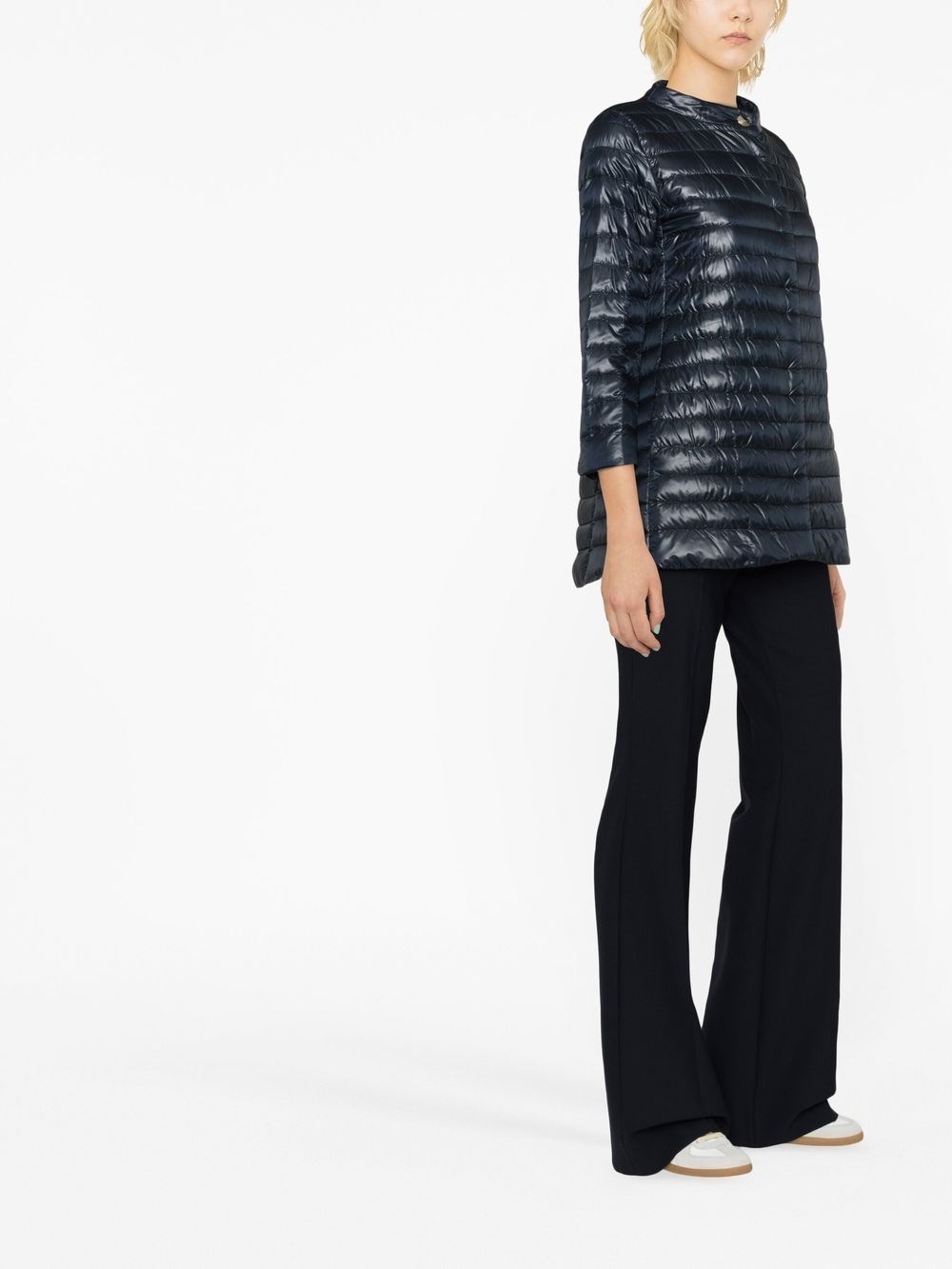 Nylon midi down jacket - 6