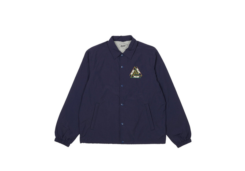 PALACE TRI OUTLINE COACH JACKET NAVY outlook