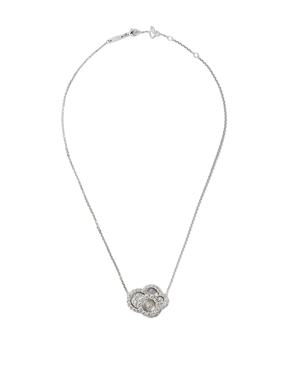 18kt white gold Happy Dreams diamond necklace - 1