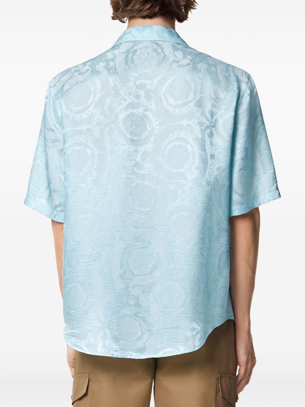 Barocco jacquard shirt - 4