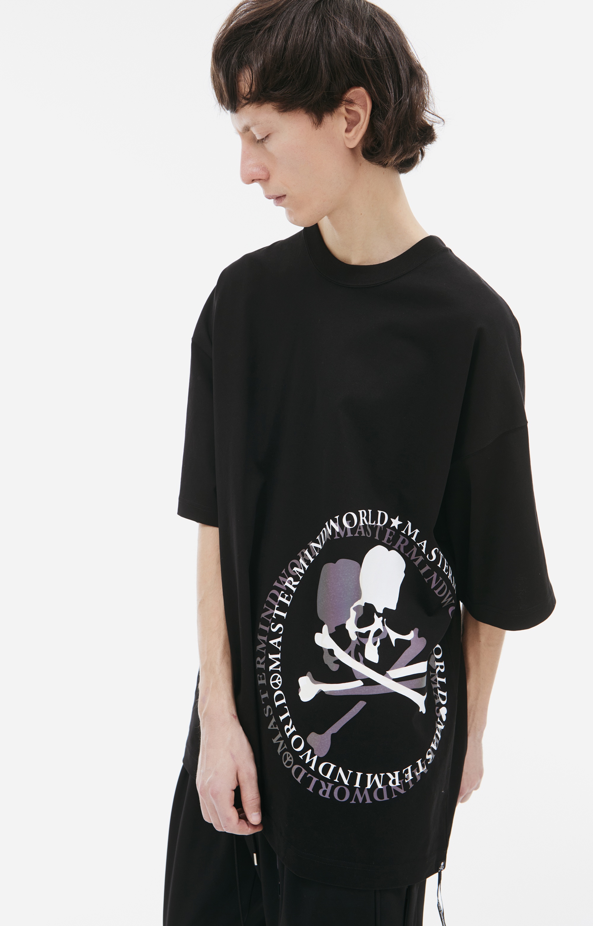 BLACK PRINT T-SHIRT - 4