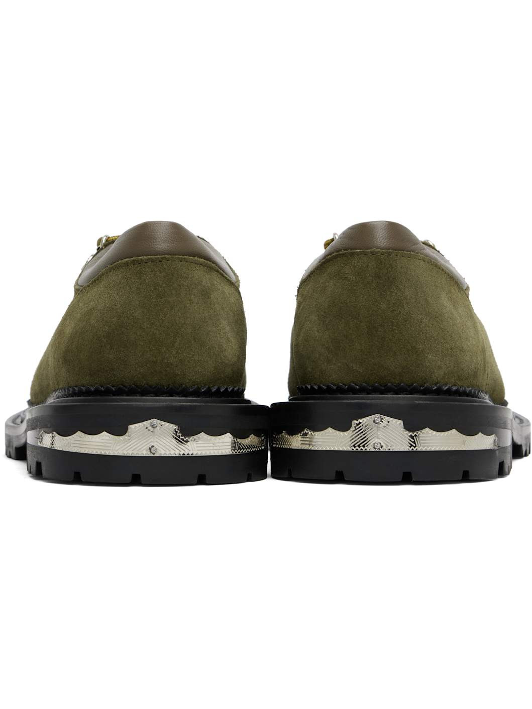 Green Suede AJ1425 Derbys - 2