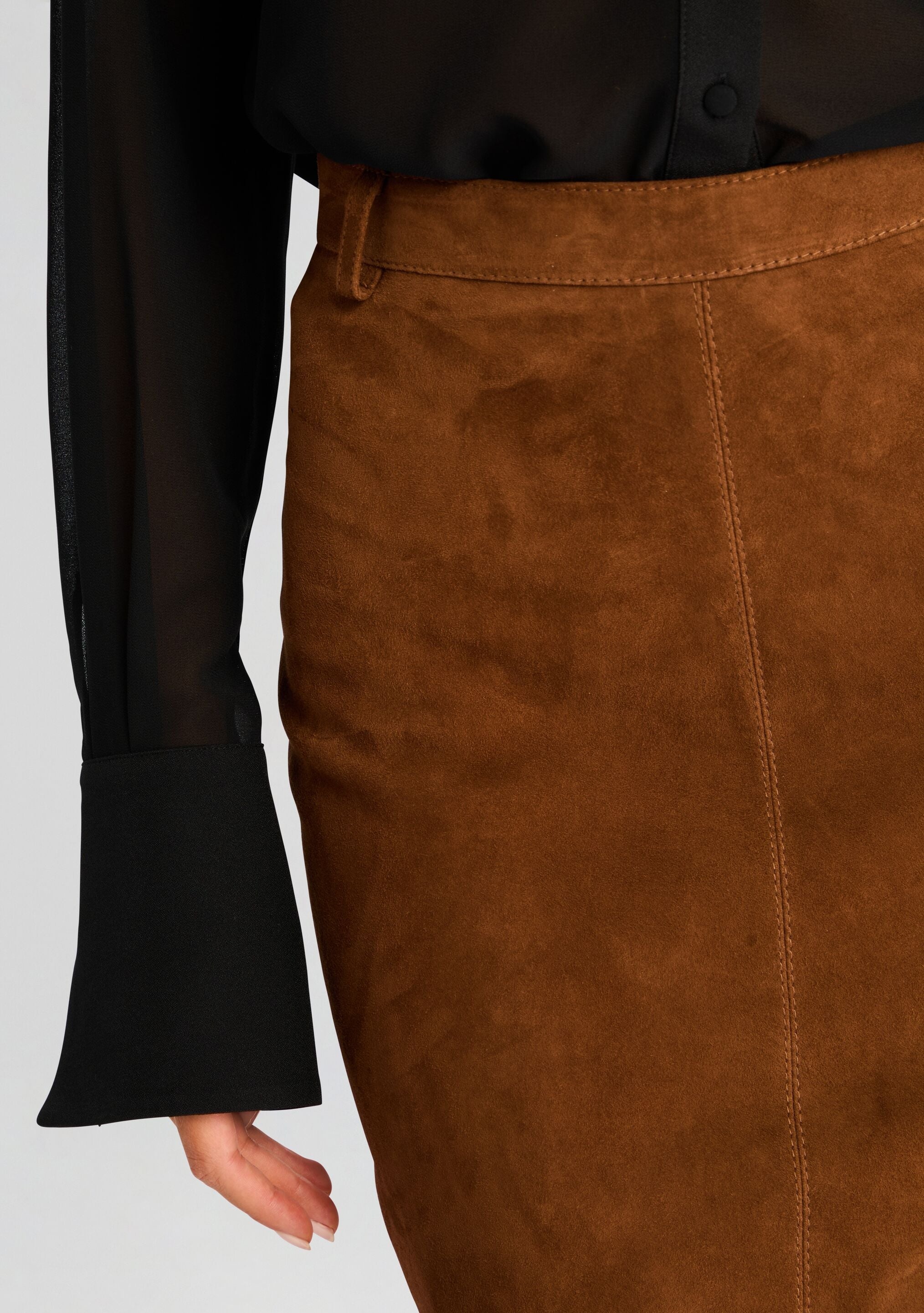 MARCELLA SUEDE SKIRT - 3