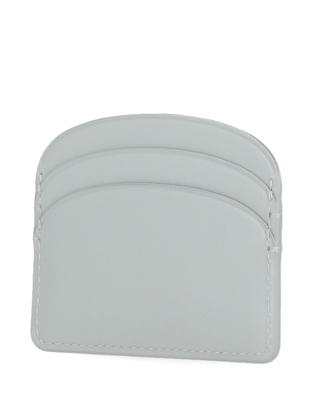 Demi-lune embossed-logo cardholder - 2