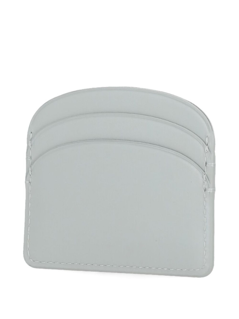 A.P.C. Demi-lune embossed-logo cardholder outlook