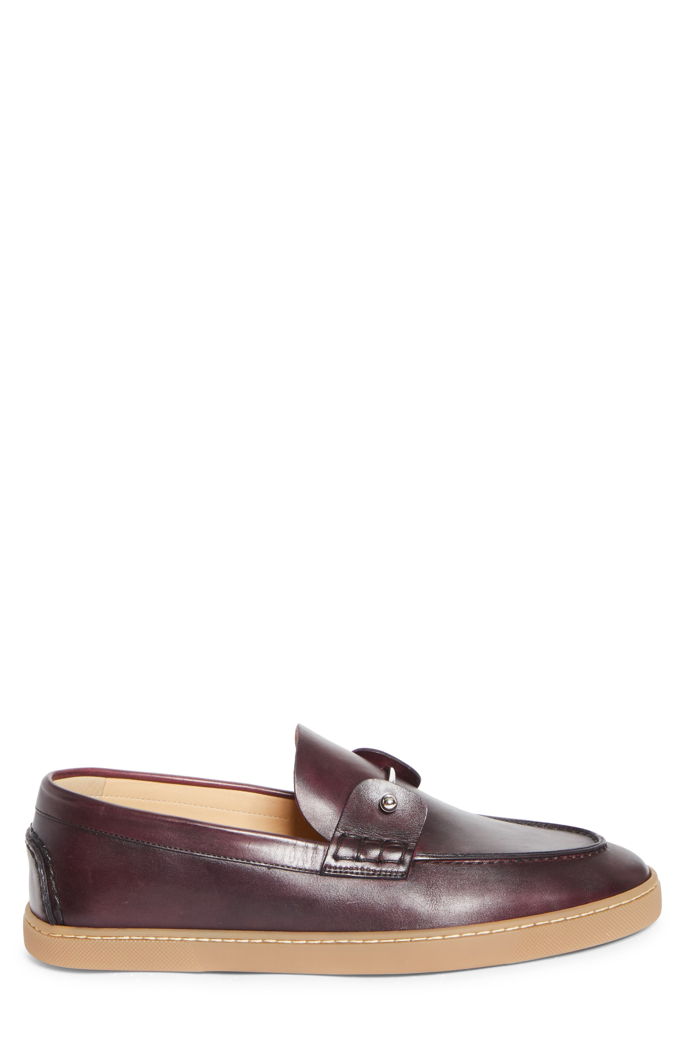 Christian Louboutin Chambeliboat Loafer in Oxblood at Nordstrom - 3