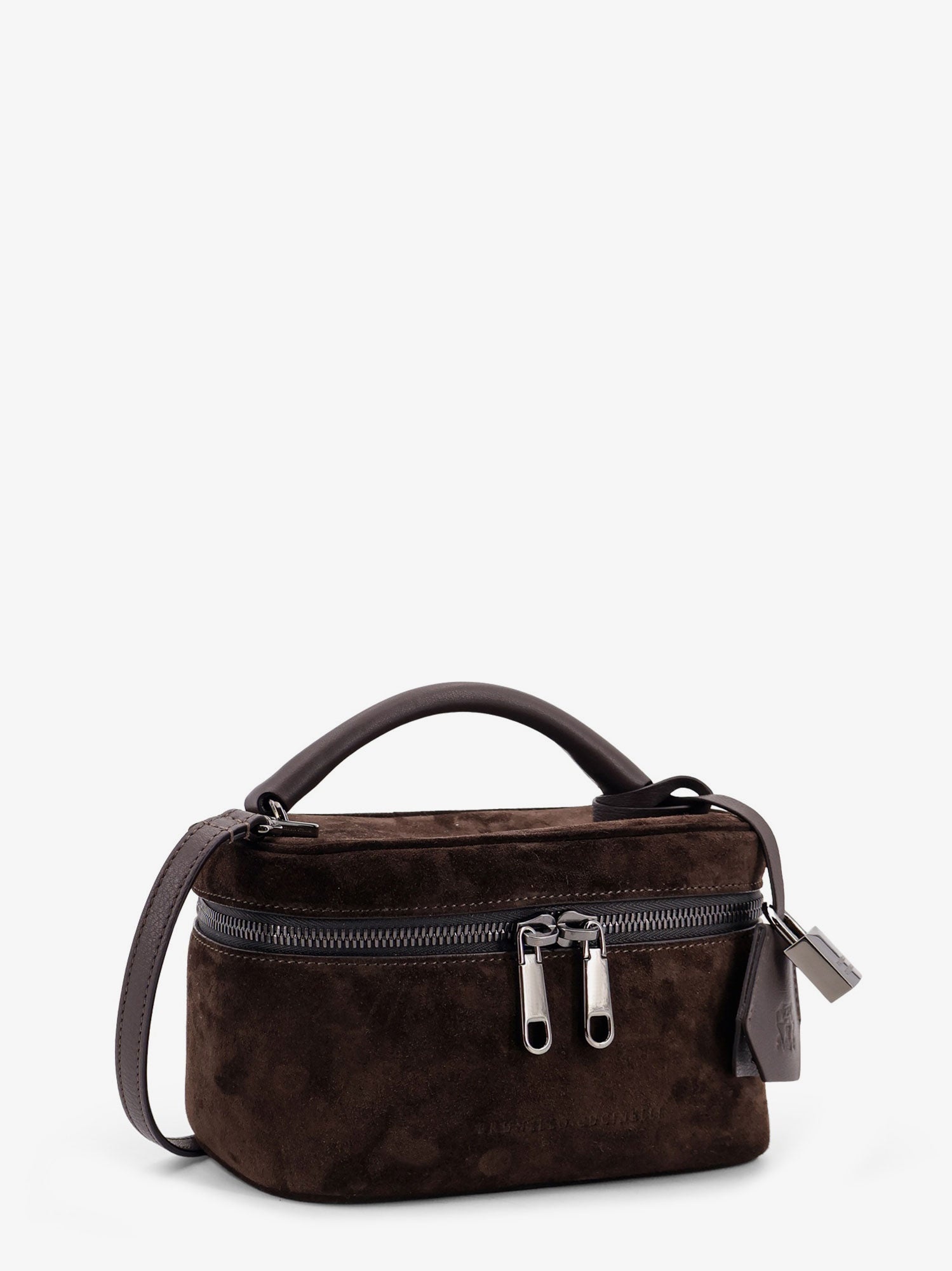 Brunello Cucinelli Suede Shoulder Bag - 3