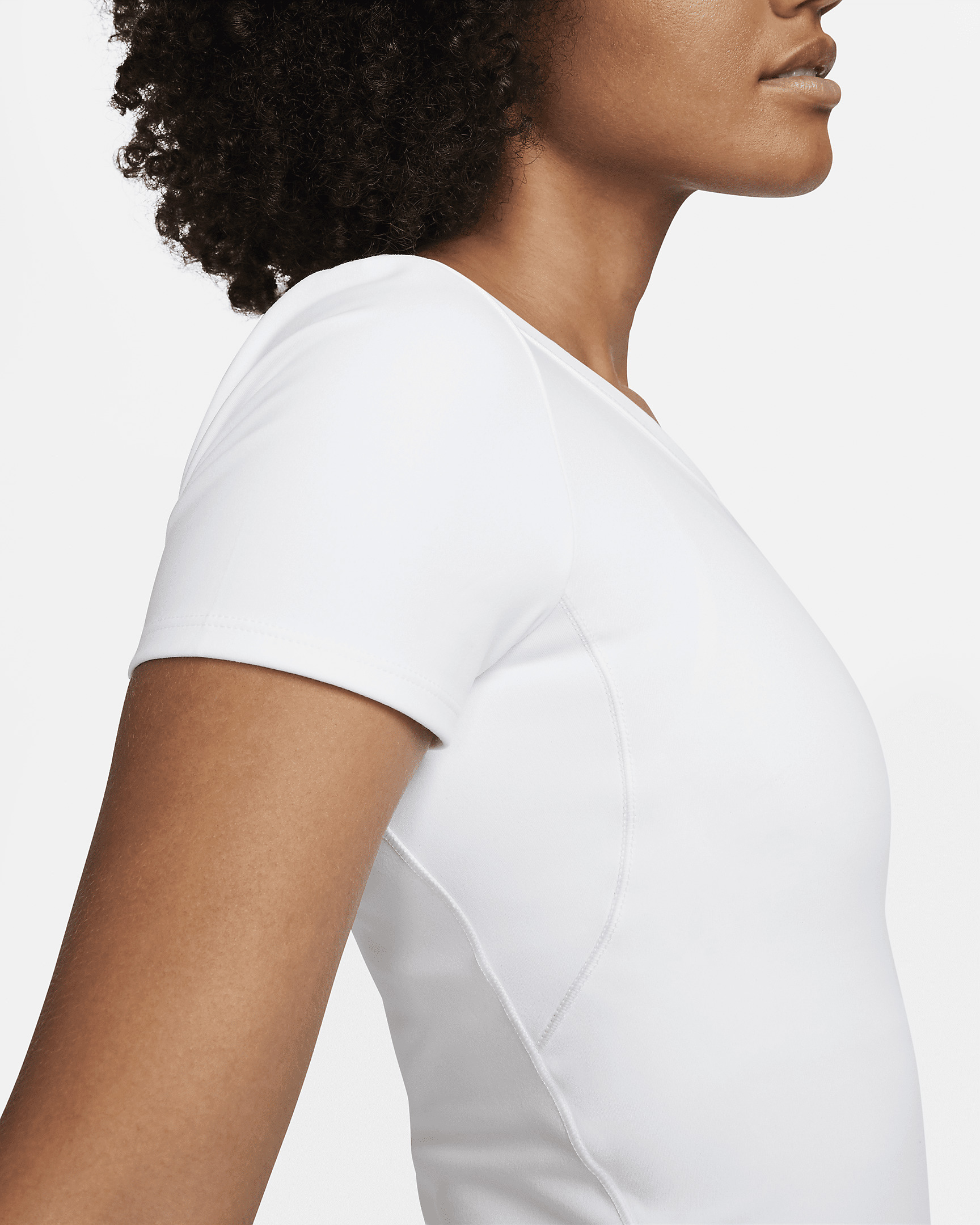 Nike One Fitted Women's Dri-FIT Short-Sleeve Cropped Top - 4