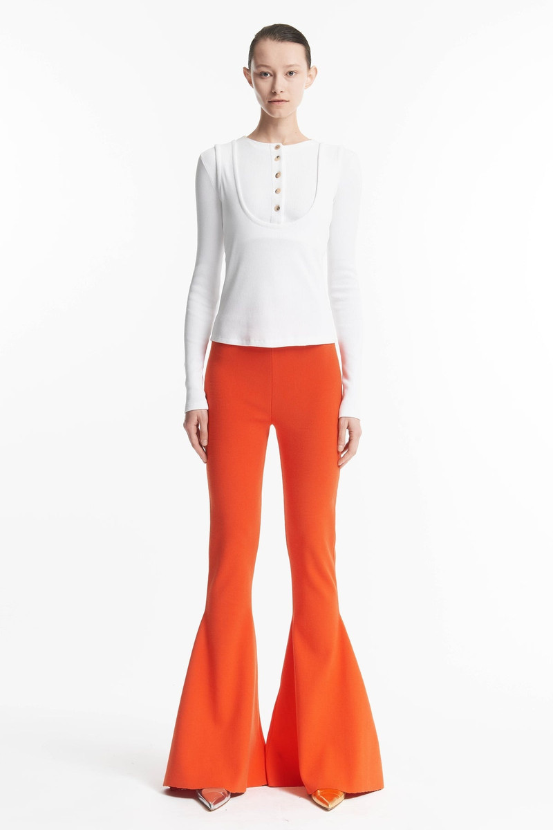 DOUBLE TOP EFFECT JERSEY TOP OPTIC WHITE 1