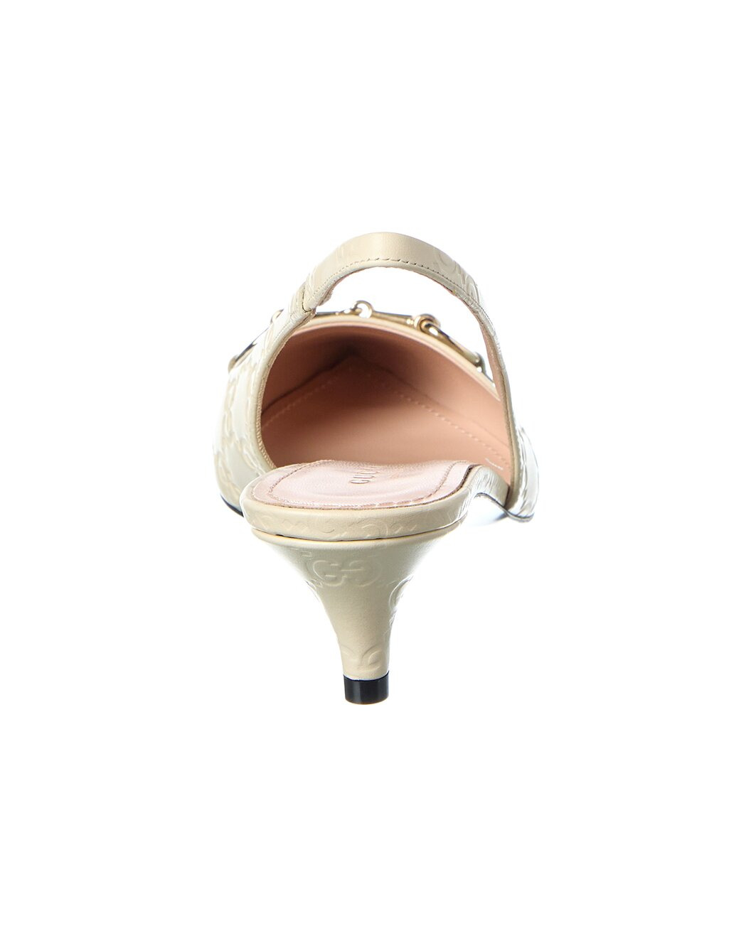 Gucci Horsebit Leather Slingback Pump - 3