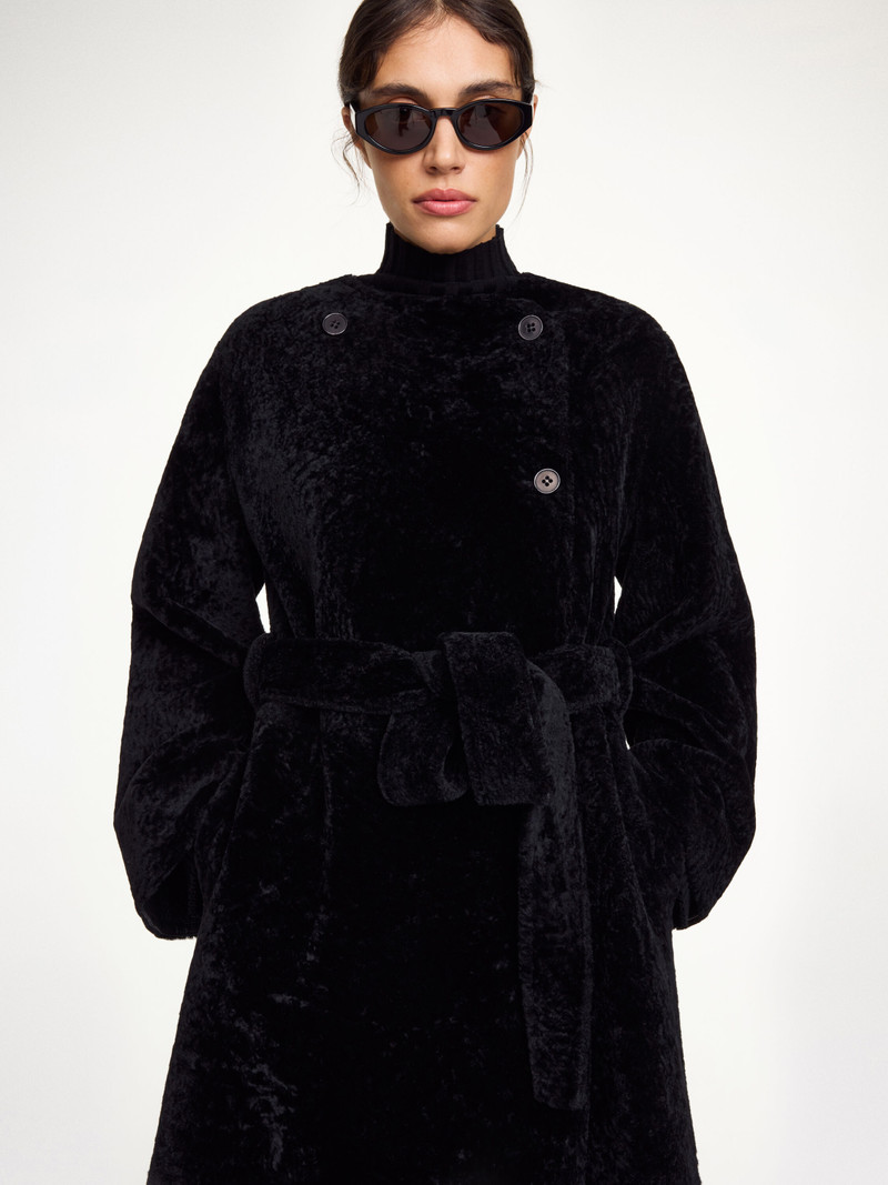 Sandria shearling coat 4