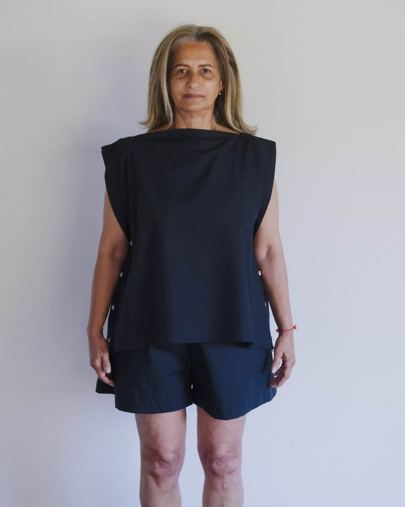 Cable Shorts - Organic Cotton Poplin 4