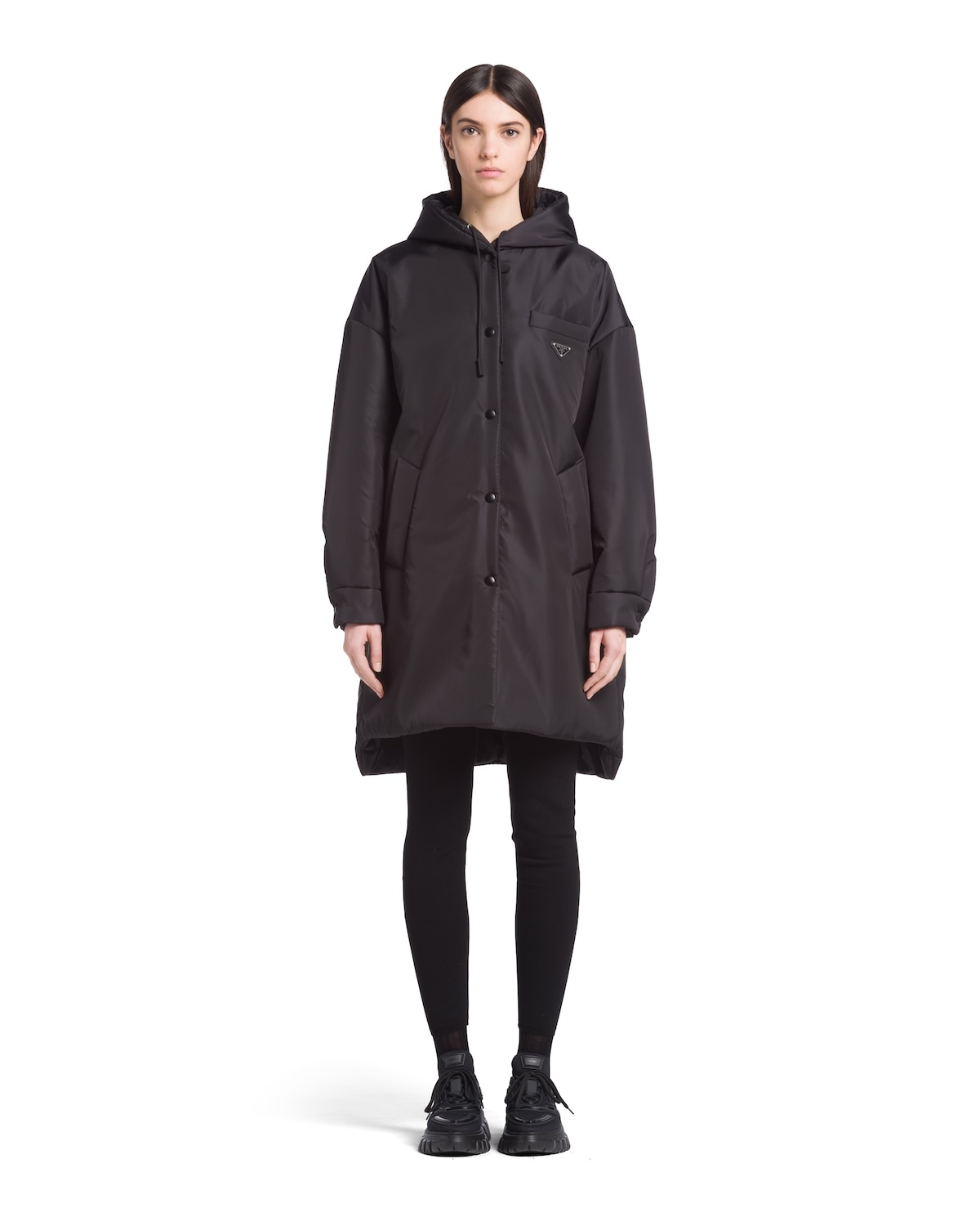 Oversized light Re-Nylon raincoat - 2