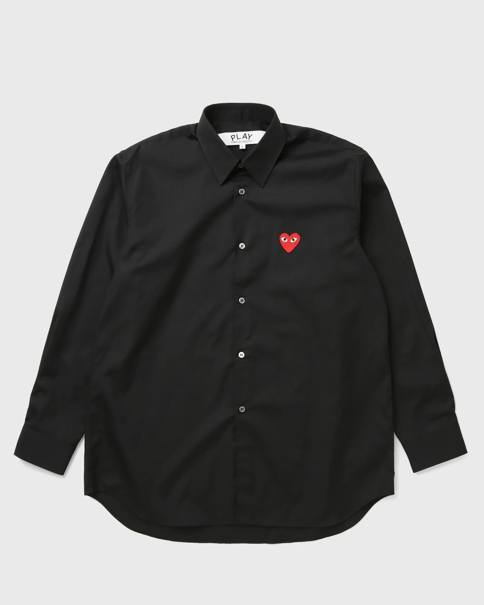 RED EMBLEM WOVEN SHIRT - 1