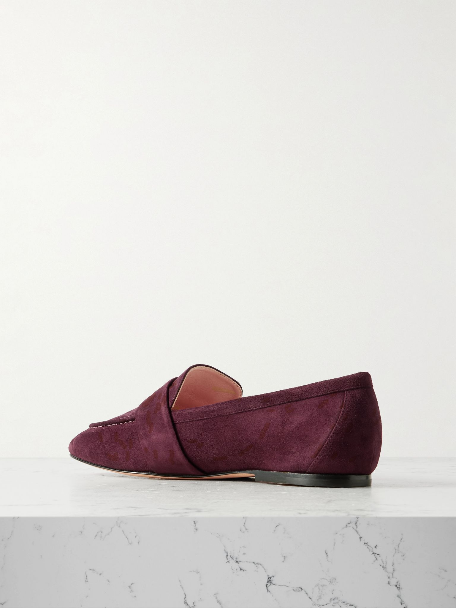 Buckled suede loafers Red - 3
