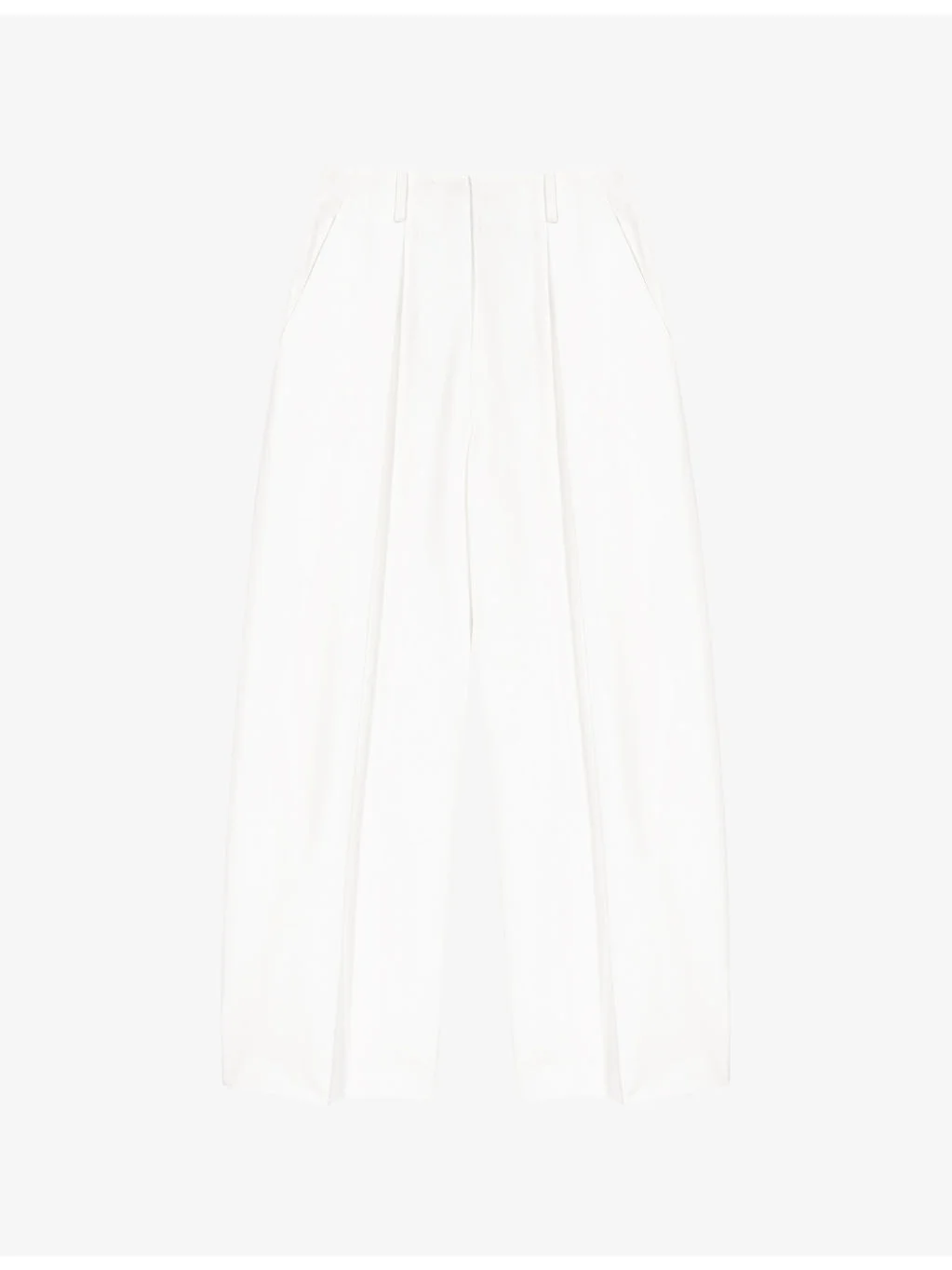 Balloon-Leg Cropped Woven Trousers - 1