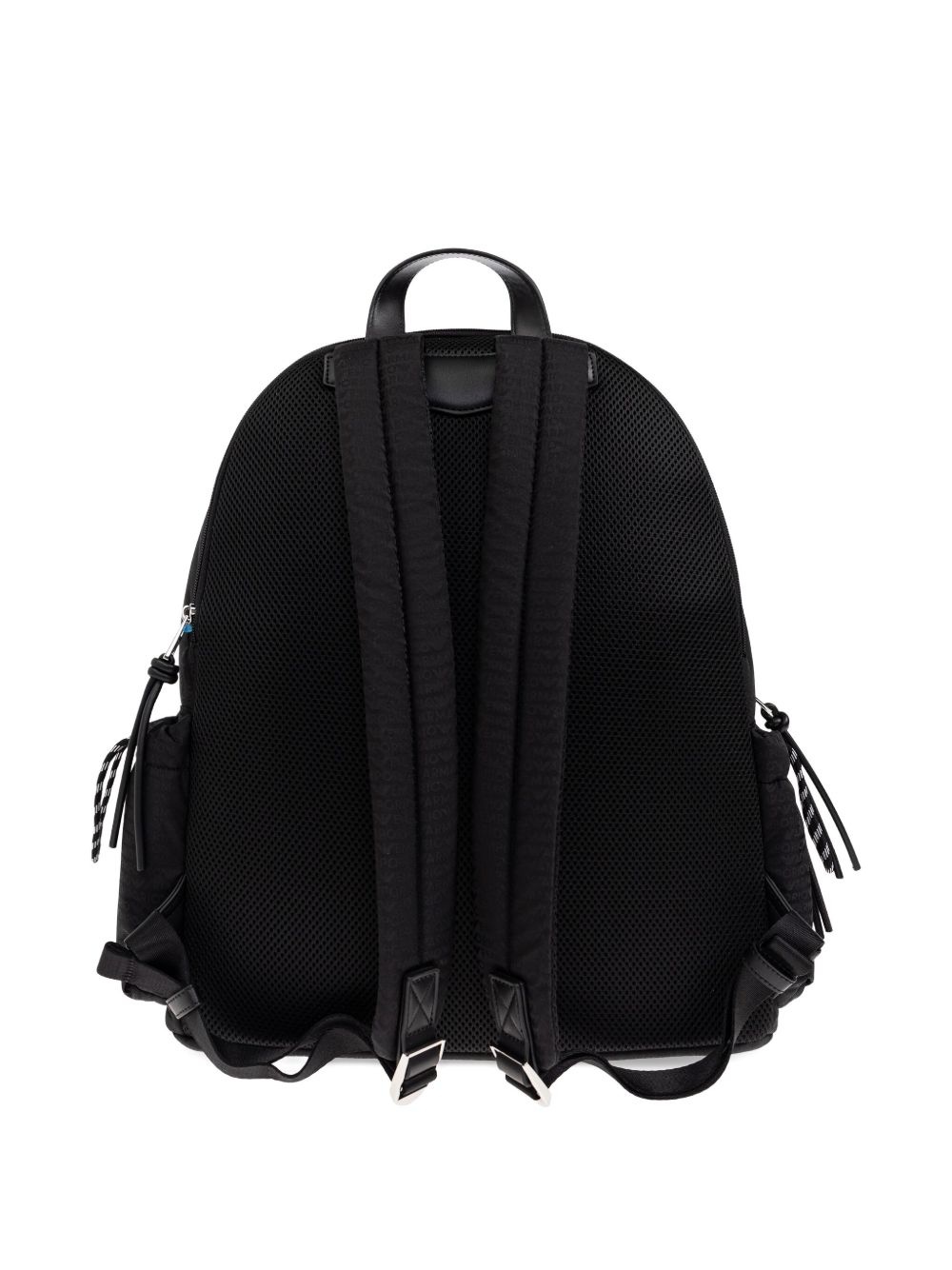 logo-plaque quilted backpack - 3