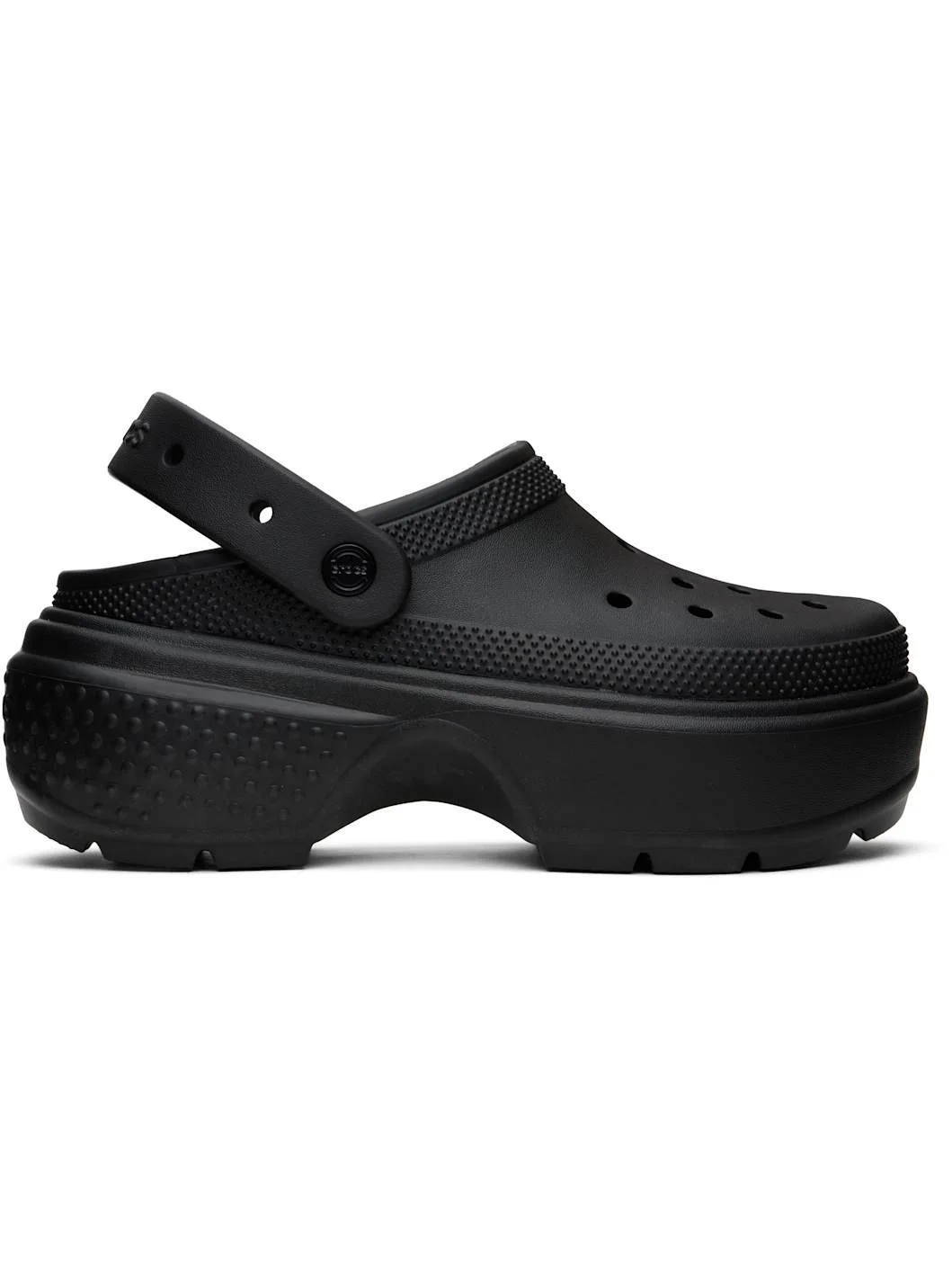 Black Stomp Clogs - 1