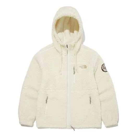 THE NORTH FACE Fleece Hoodie Jacket 'White' NJ4FM57A - 1