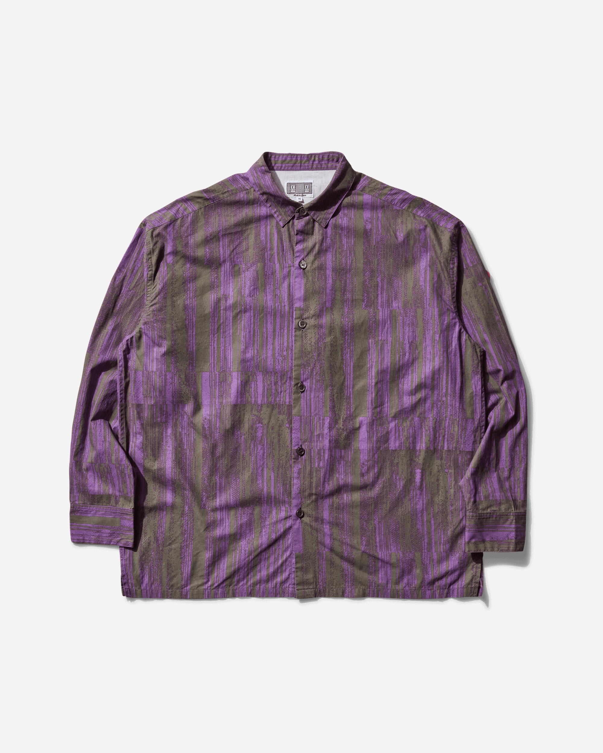 Men's FK Pattern Big Shirt Grey - 1