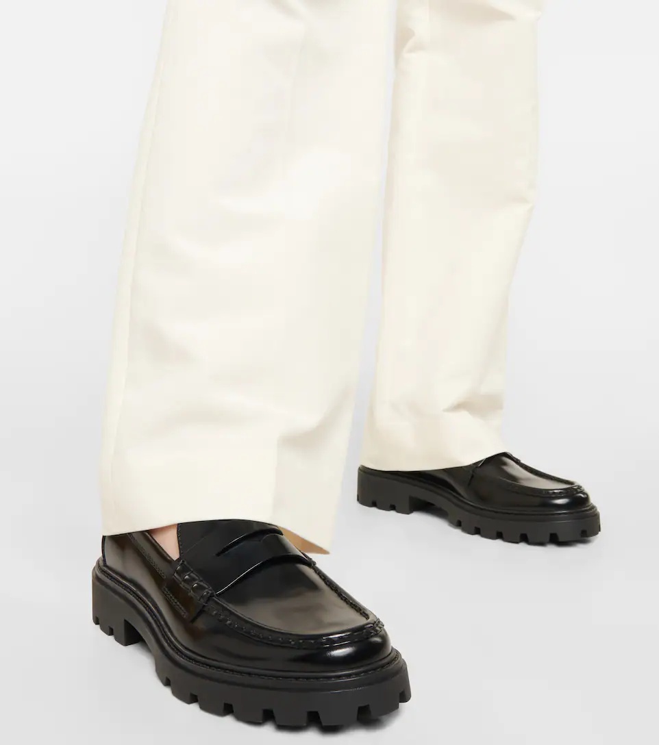 Leather loafers - 4
