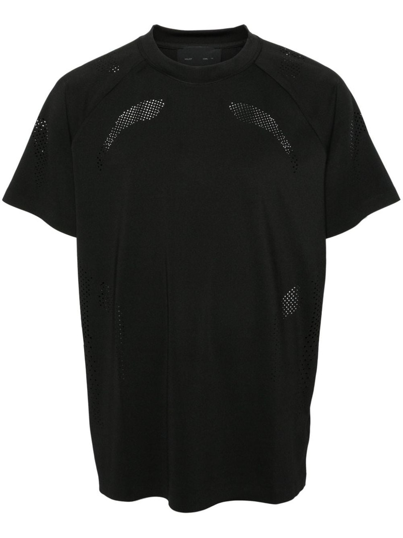 Intine round-neck perforated T-shirt 1