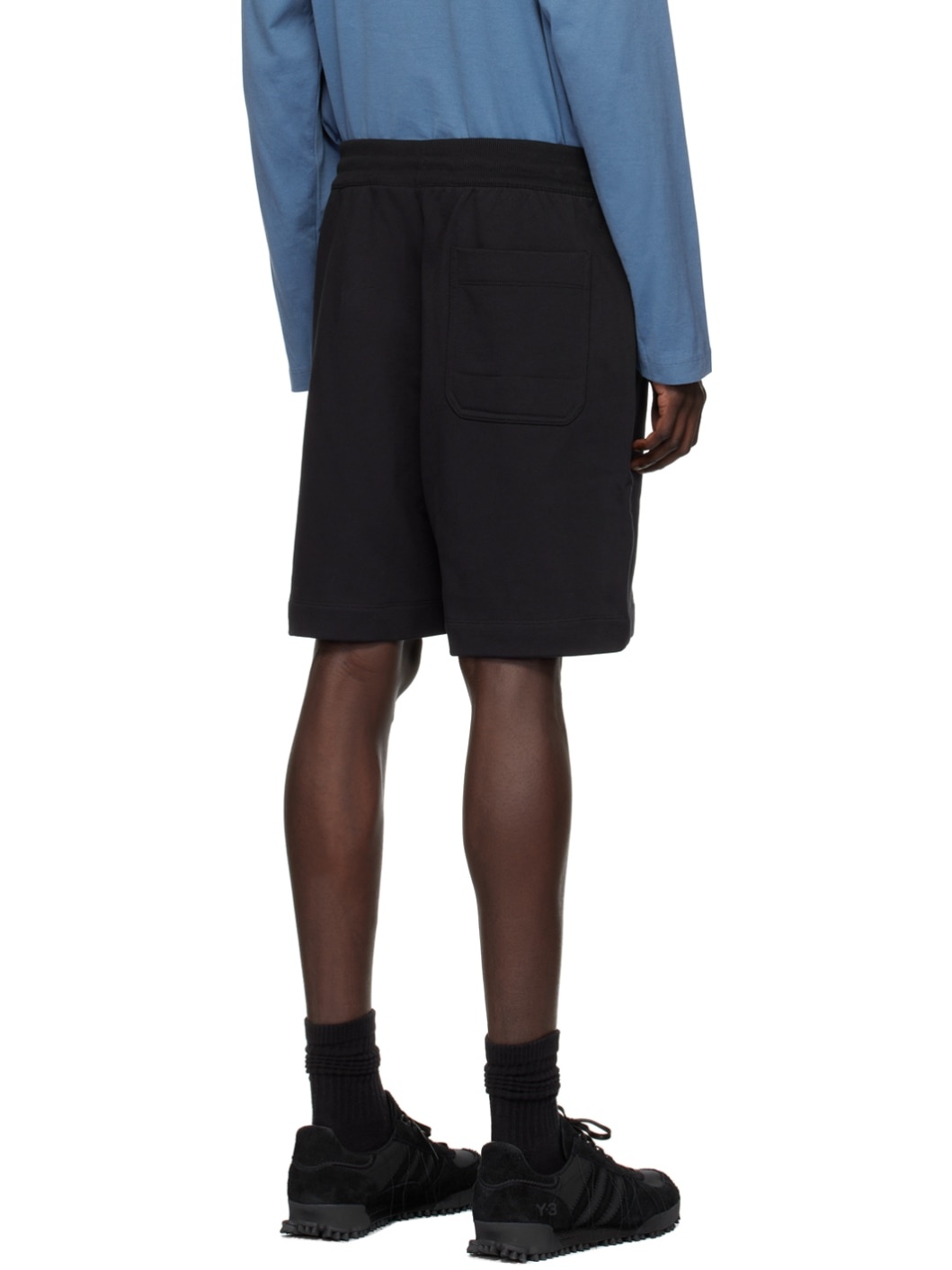 Black Bonded Shorts - 3