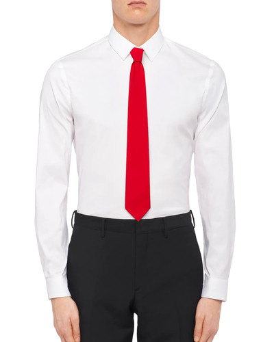 Prada Poplin tie outlook