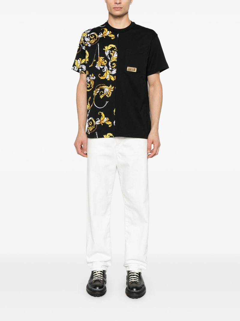 VERSACE JEANS COUTURE Barocco-print T-shirt outlook