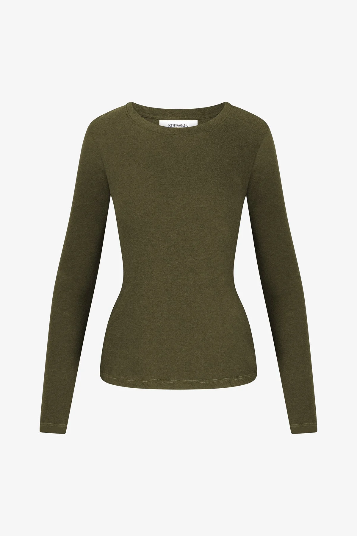 COTTON JERSEY LONG SLEEVE BABY TEE - 1