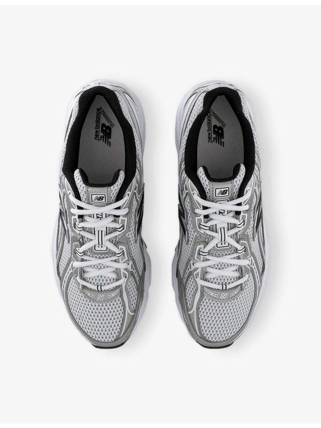 740 V2 Branded Mesh Low-Top Trainers - 2
