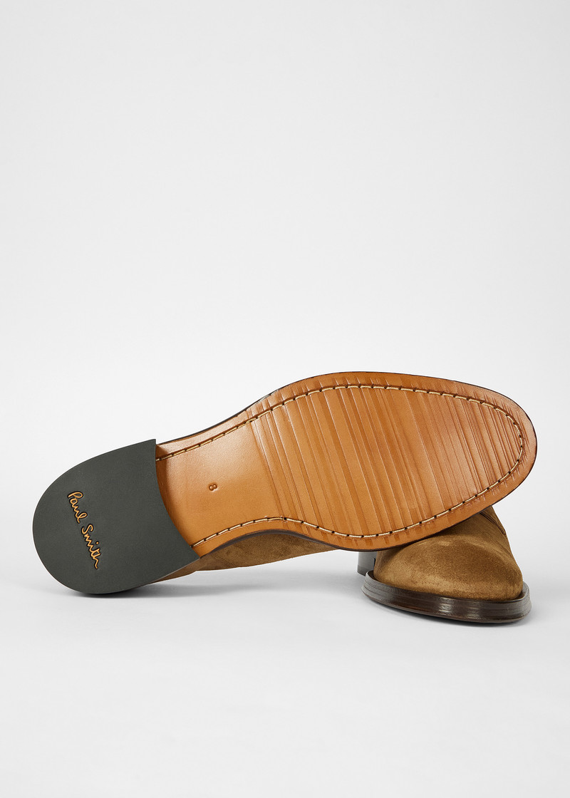 Paul Smith Tan Suede 'Jason' Shoes outlook