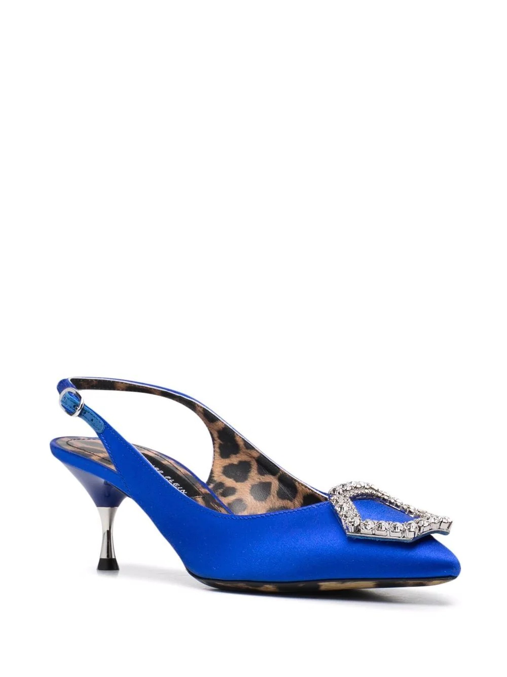 Crystal Hexagon leather pumps - 2