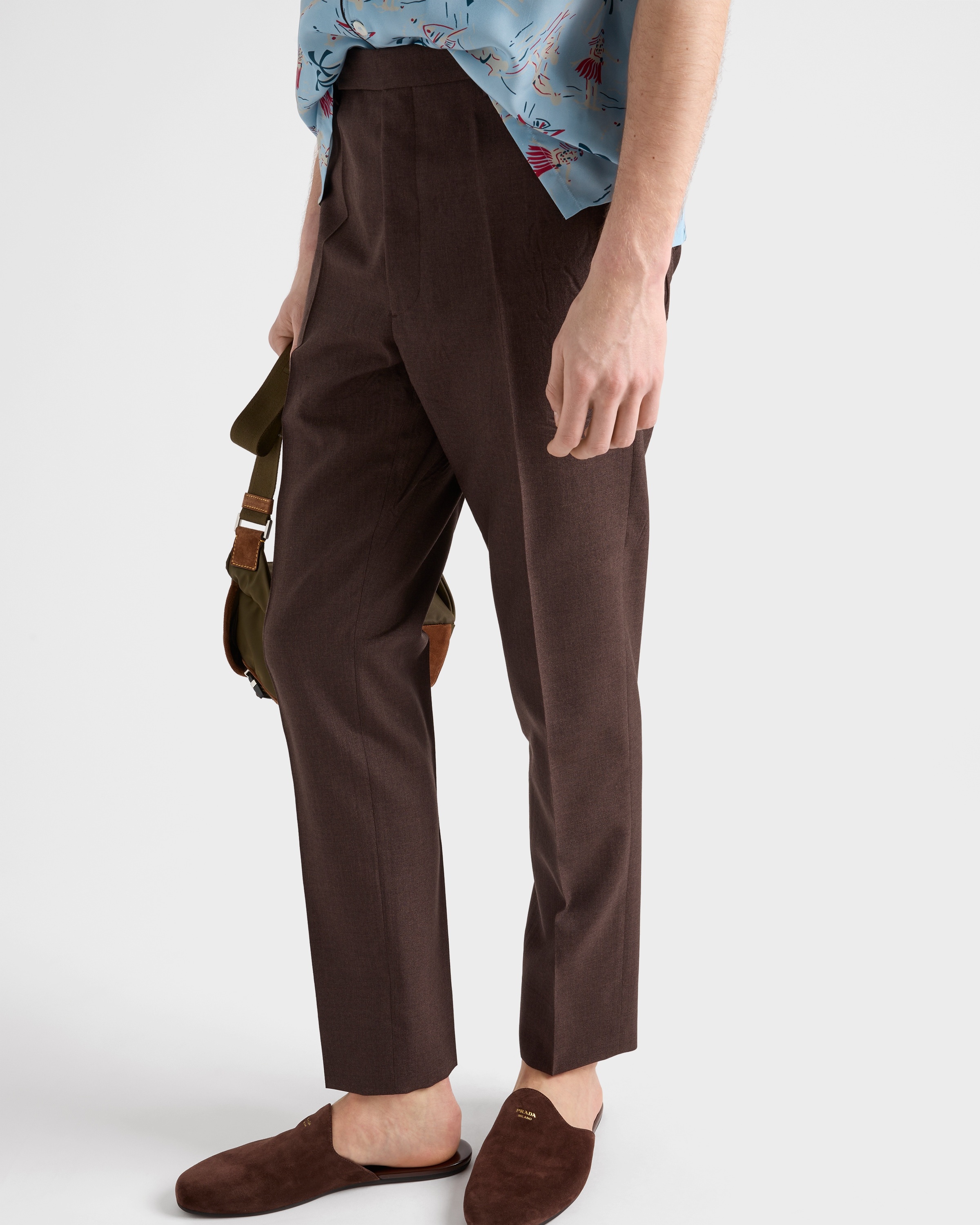 Mohair and silk pants - 4