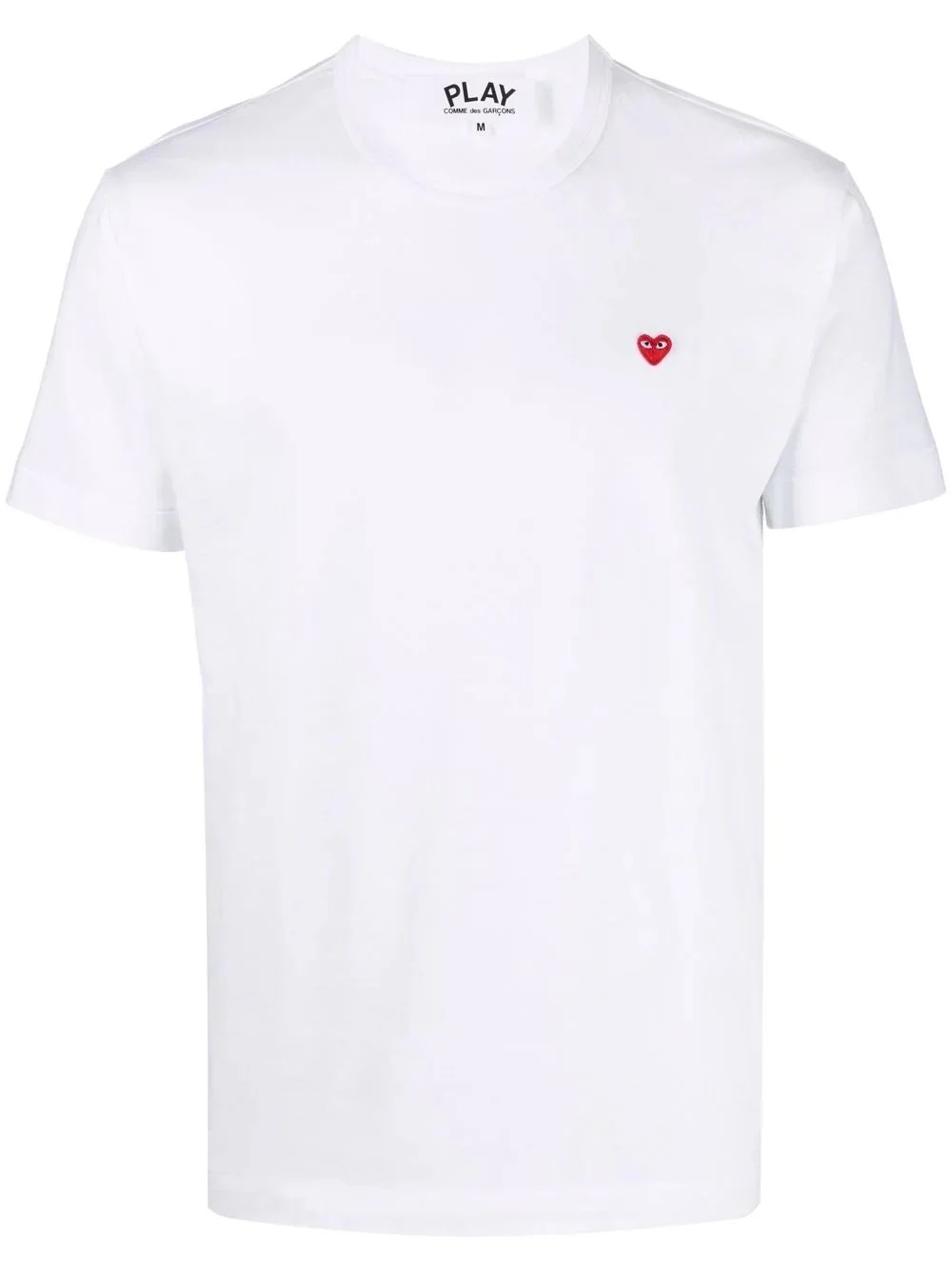 micro heart round-neck T-shirt - 1