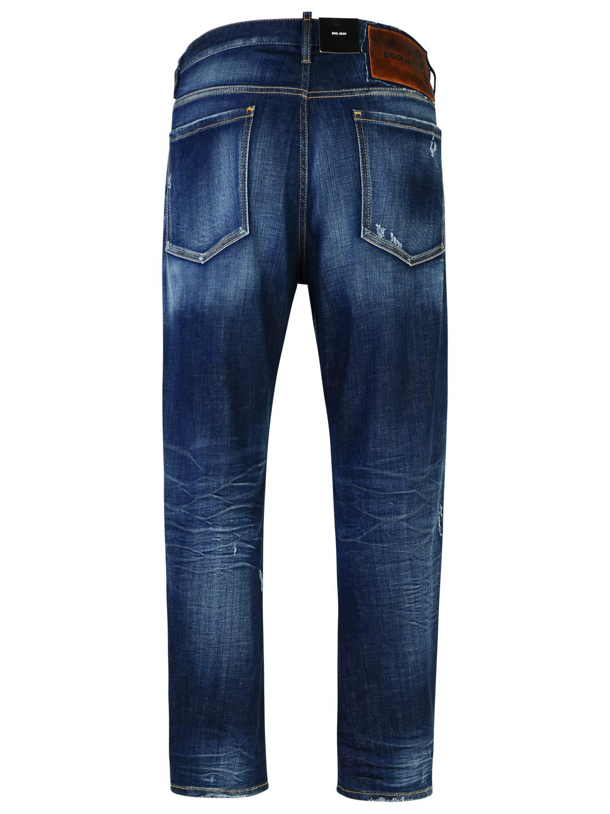 Dsquared2 'Bro' Blue Cotton Jeans Men - 3
