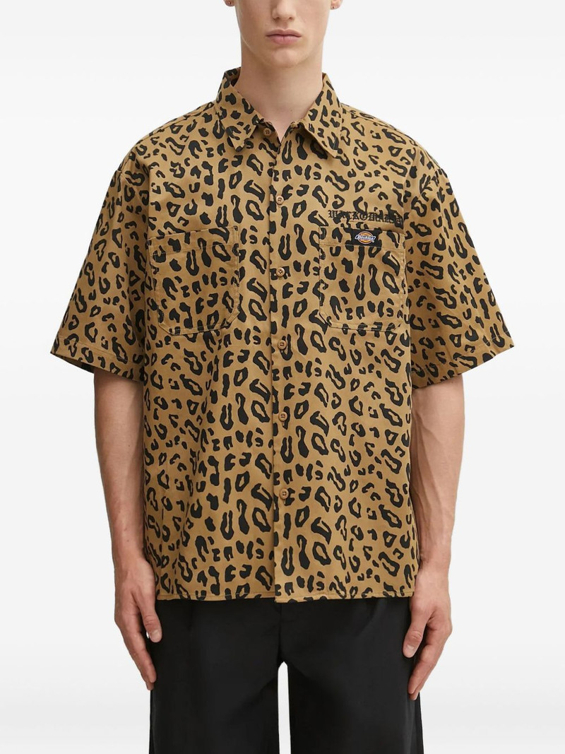 leopard-print short-sleeves shirt 1