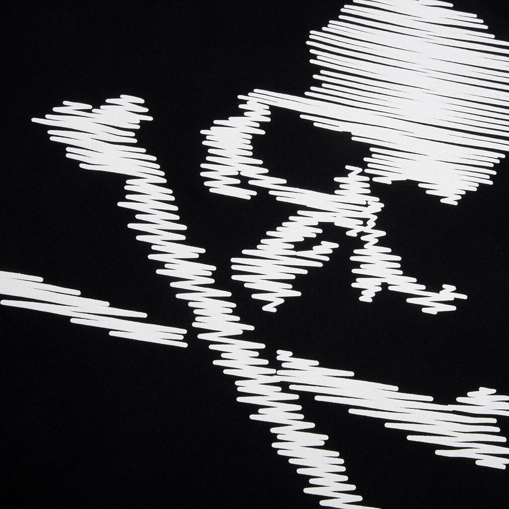 O.HAND WRITTEN LOGO S/S TEE - BLACK - 4