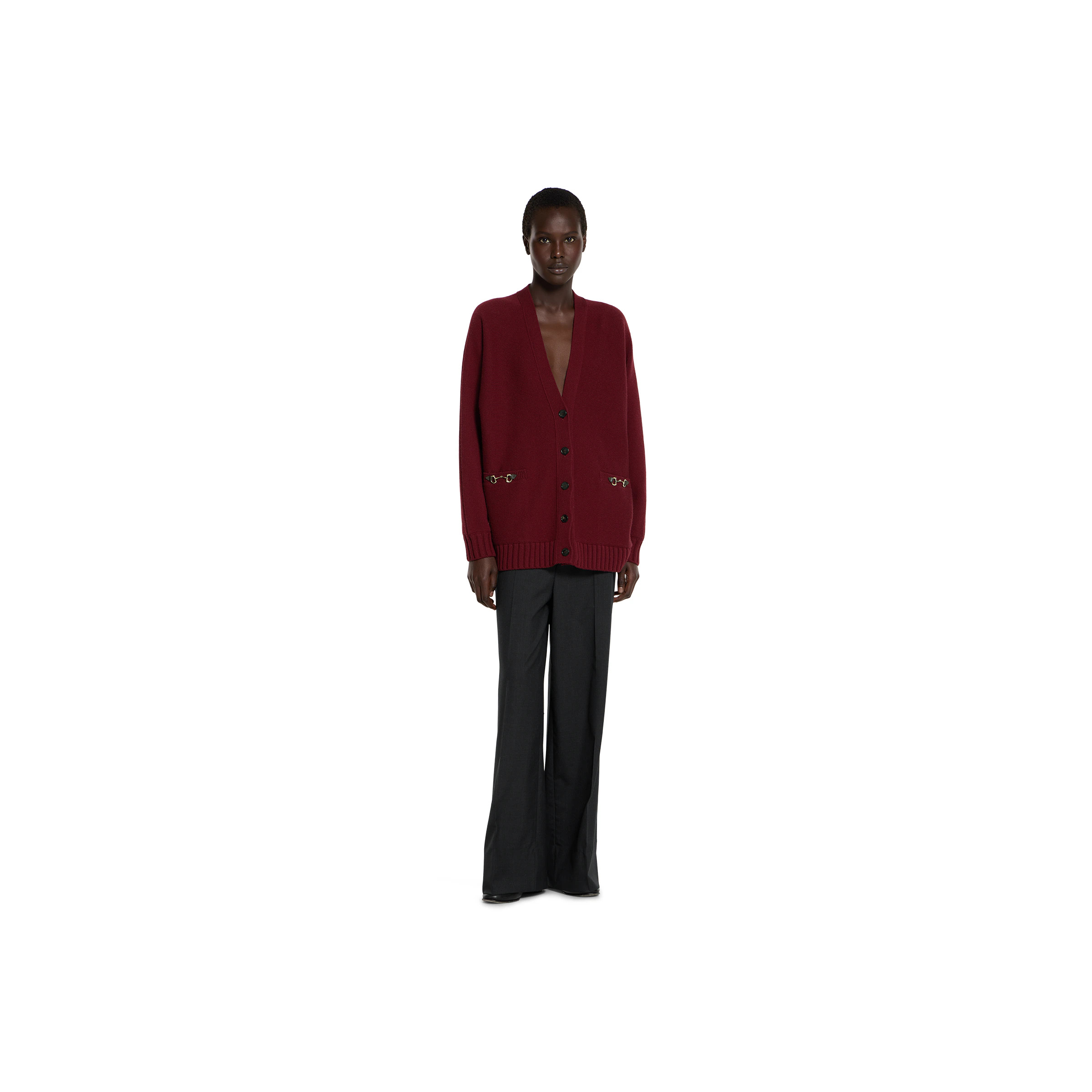 Cashmere wool cardigan with Horsebit - 2