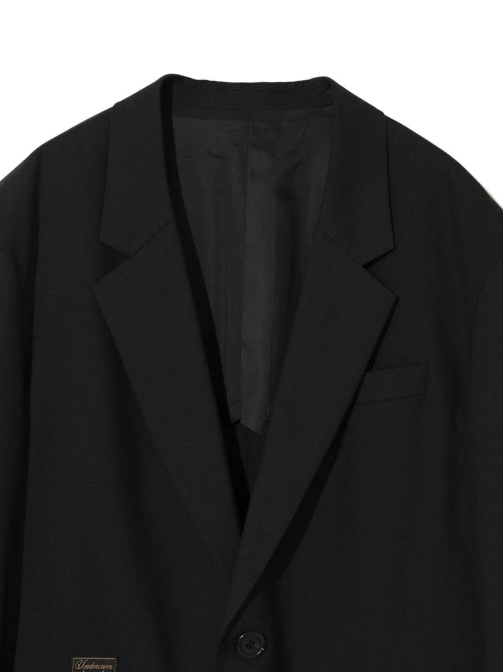 logo-patch notch-lapel blazer - 3