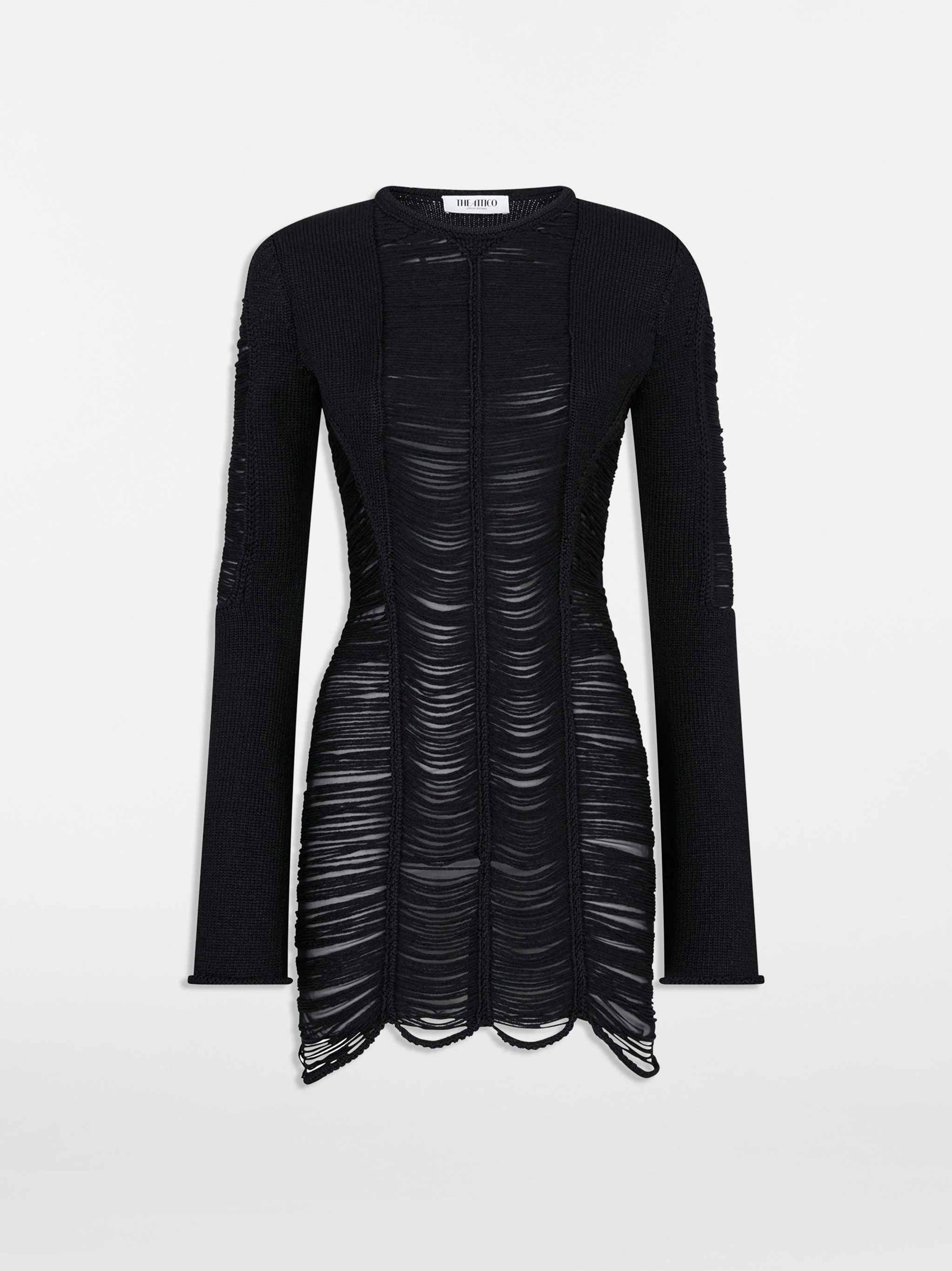 BLACK MINI DRESS - 1