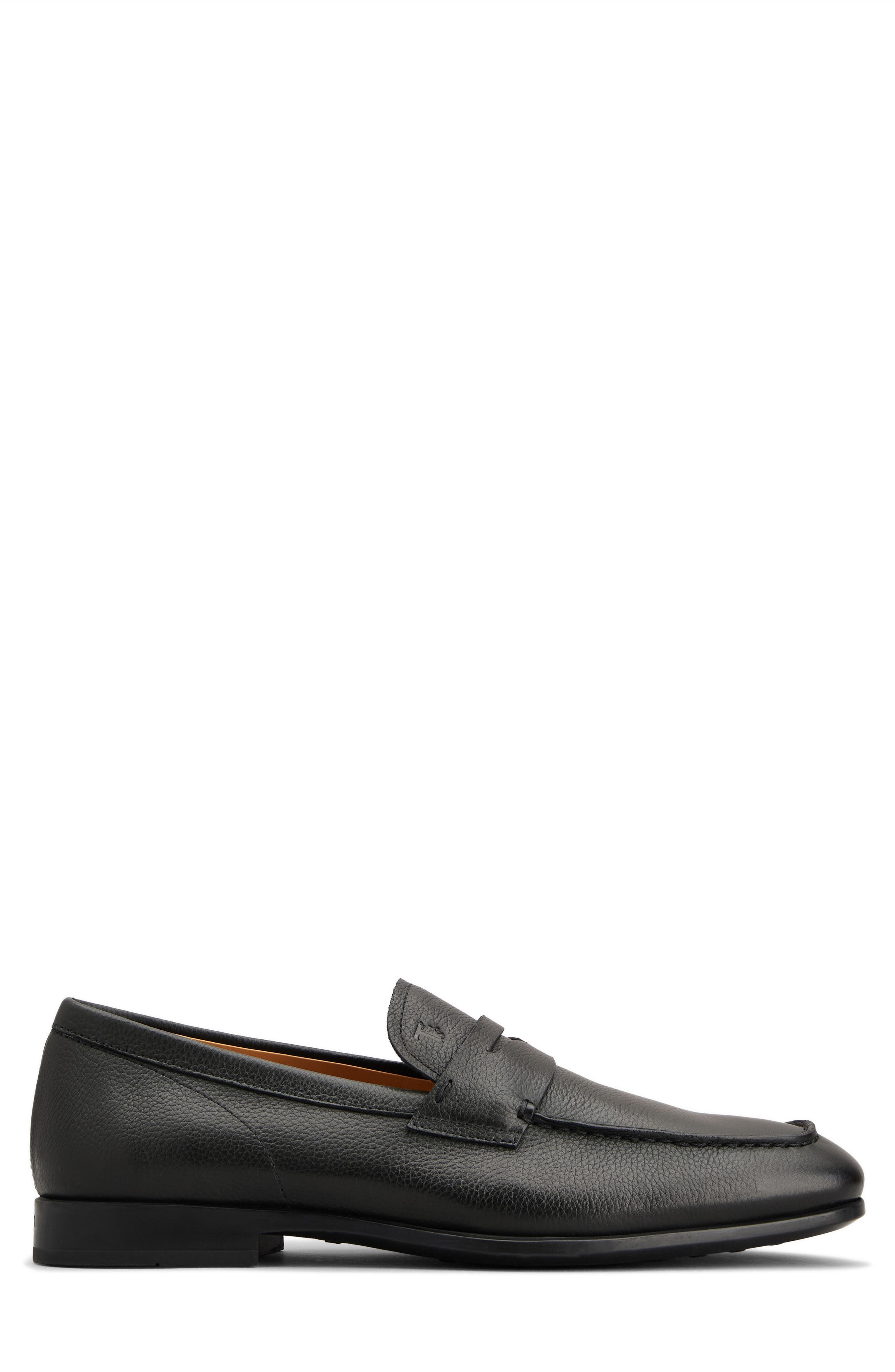Tod's Calfskin Leather Penny Loafer in Nero at Nordstrom - 2