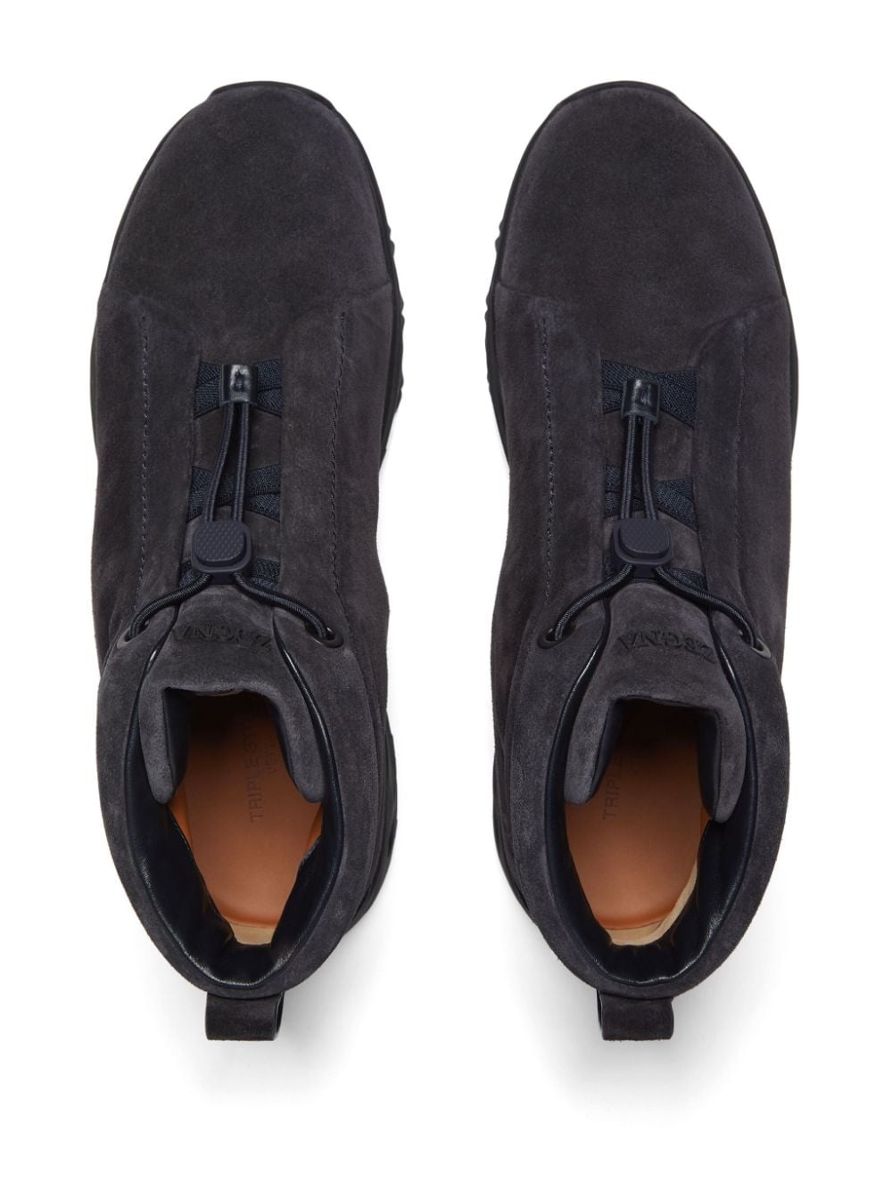 Triple Stitch Vetta suede boots - 3