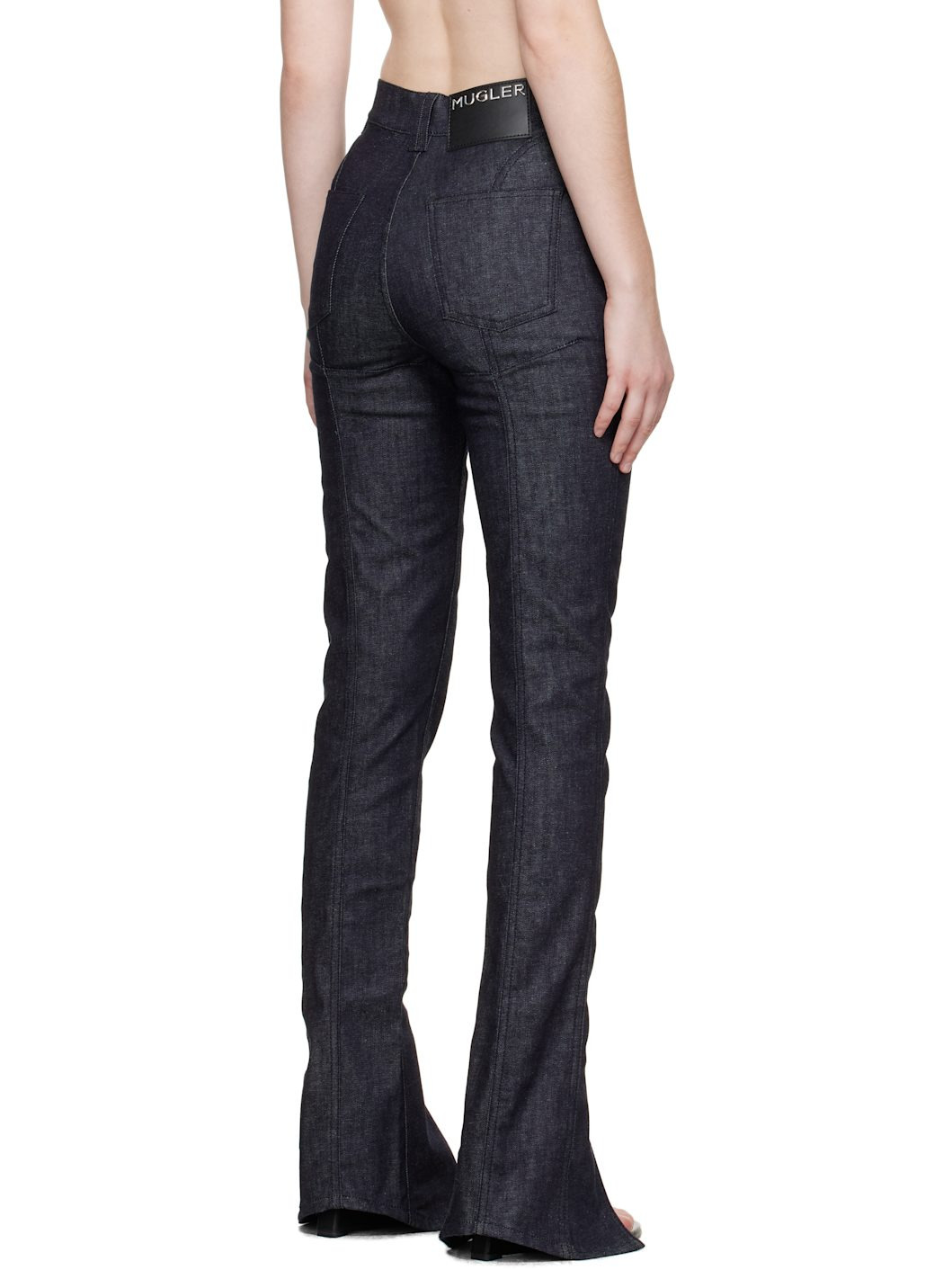 Indigo Paneled Jeans - 3