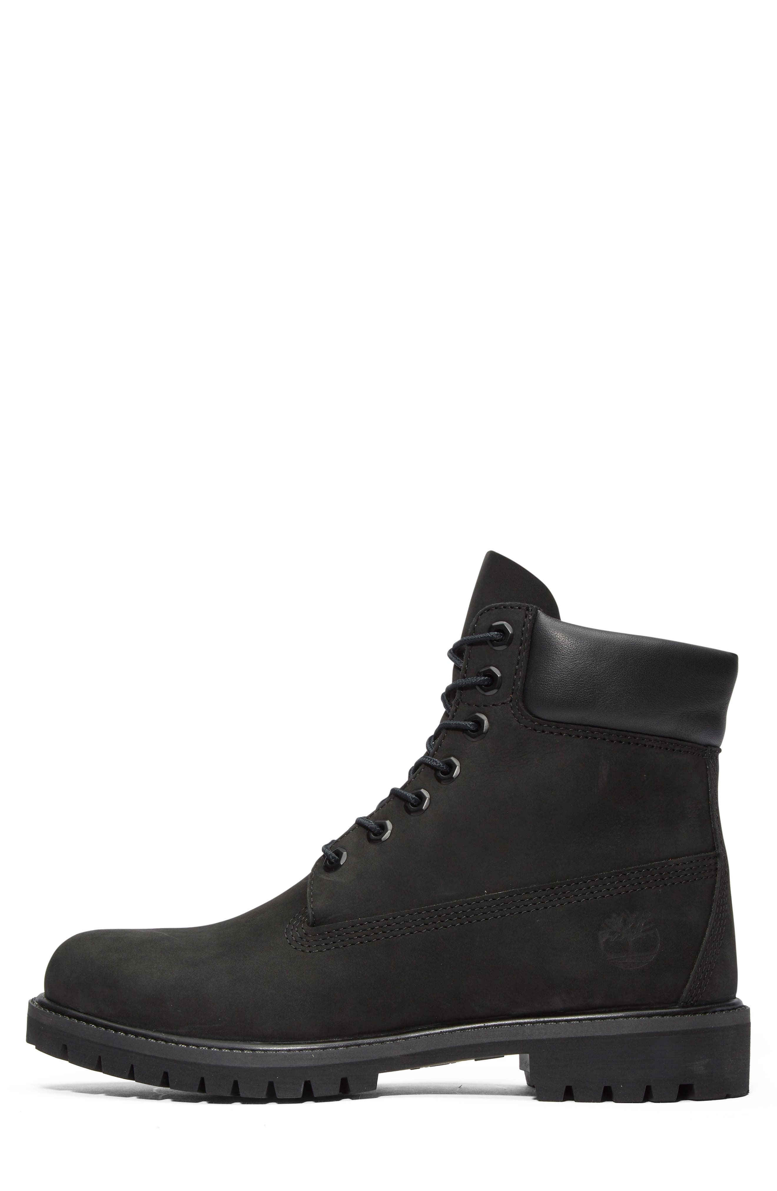 Timberland 6-Inch Premium Waterproof Boot in Black/Black at Nordstrom - 8