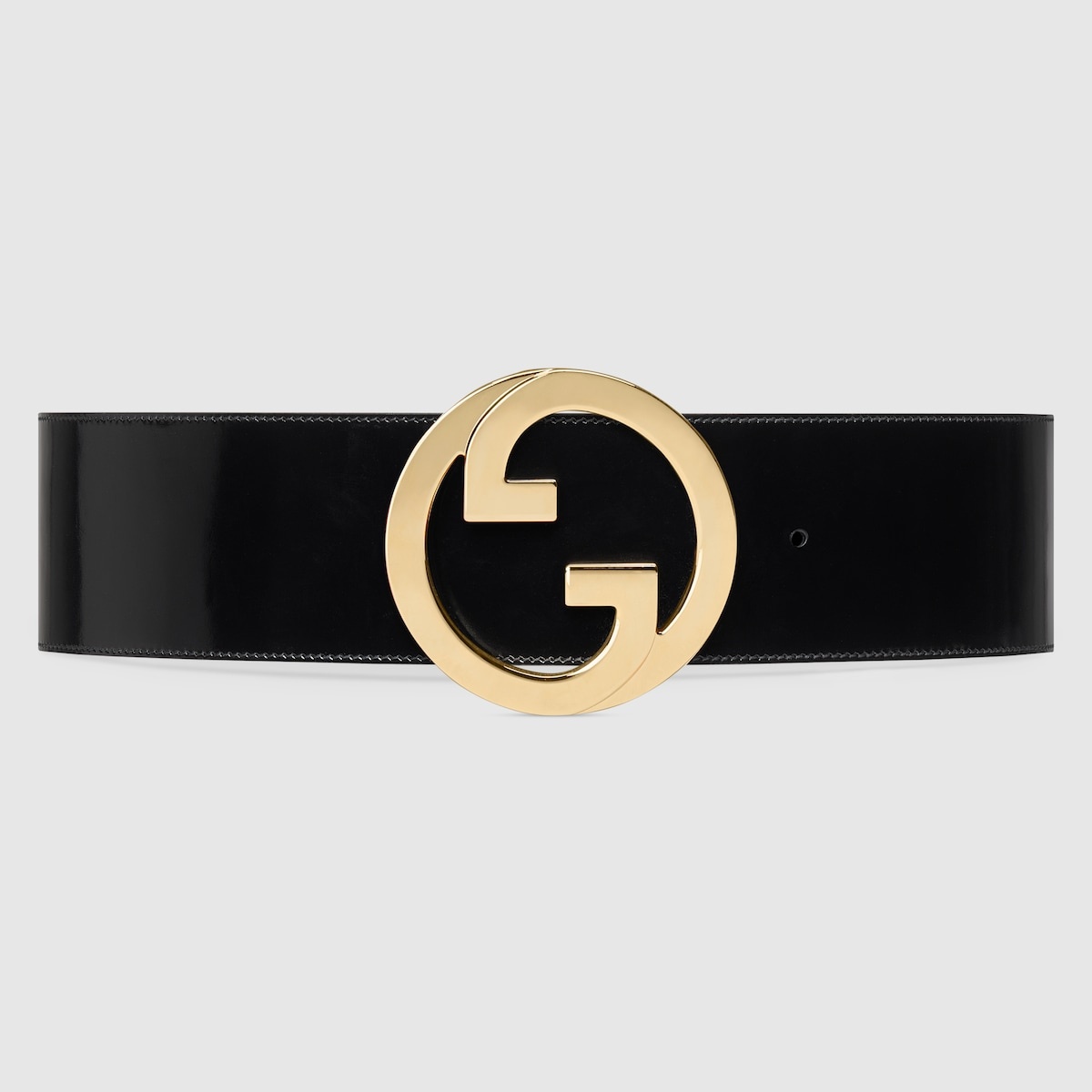 Gucci Blondie wide patent belt - 1